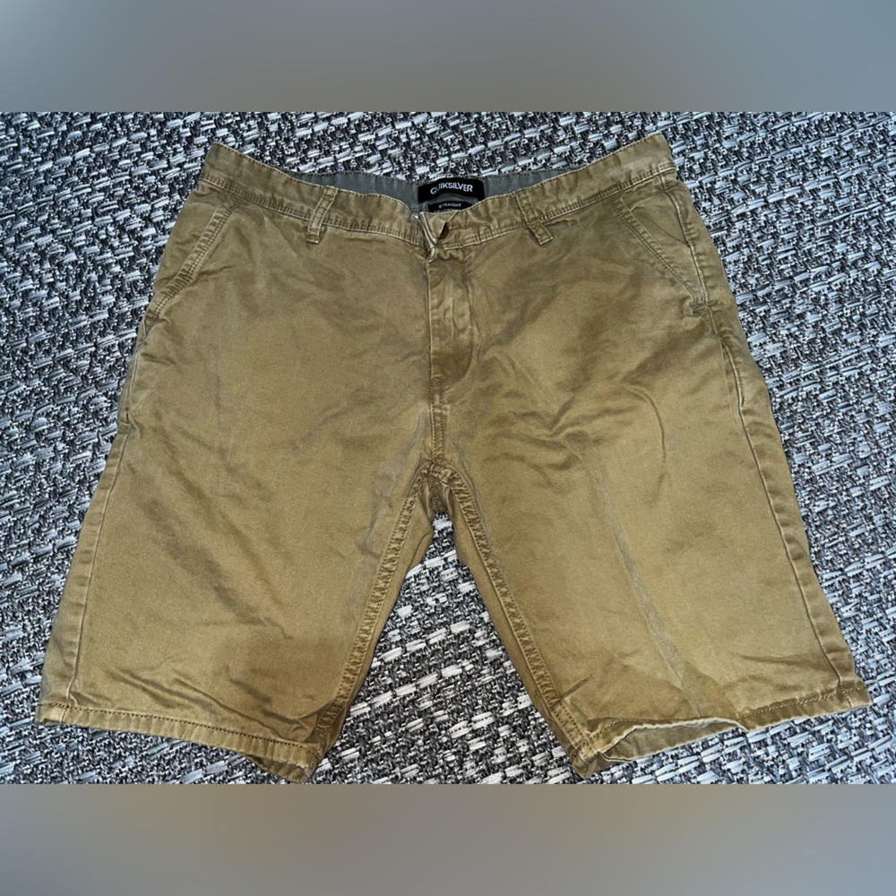 Quiksilver | Men's Brown Straight Leg Shorts